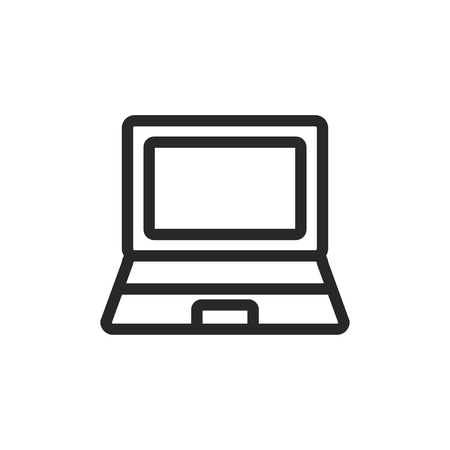 Laptop vector iconのイラスト素材
