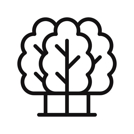 Trees icon vectorのイラスト素材