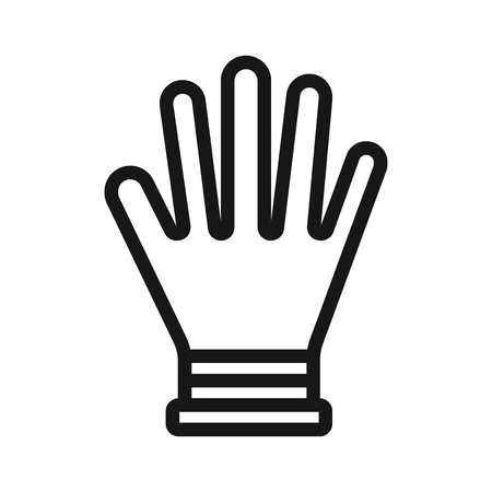 Glove icon vectorのイラスト素材