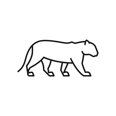 Tiger vector iconのイラスト素材