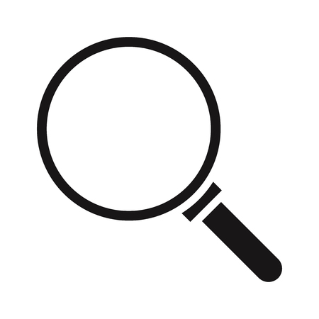 Magnifying glass icon vectorのイラスト素材
