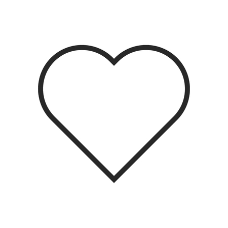 Heart vector iconのイラスト素材