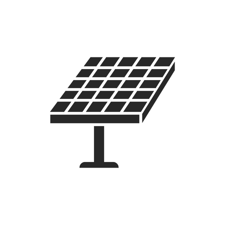 Solar panel vector iconのイラスト素材