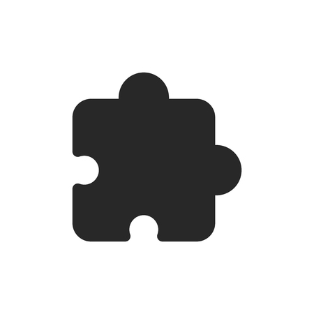 Puzzle vector iconのイラスト素材