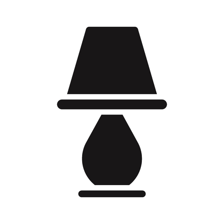 Lamp icon vectorのイラスト素材