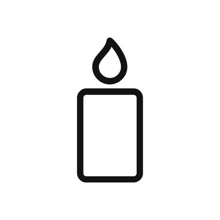 Candle vector iconのイラスト素材