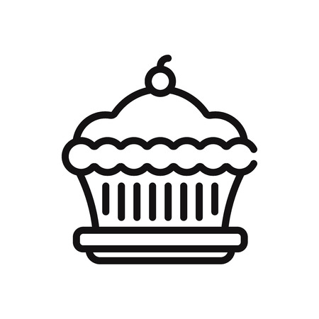 Pie vector iconのイラスト素材
