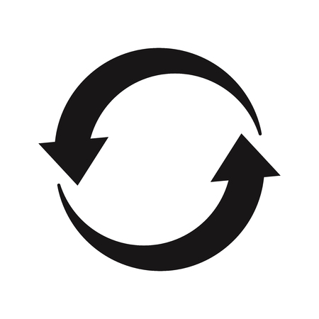 Refresh icon vectorのイラスト素材