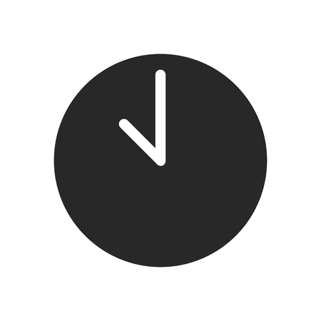 Time icon vector. Clock signのイラスト素材