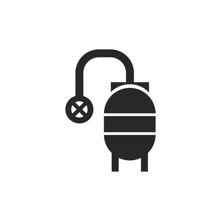 Bio gas vector iconのイラスト素材