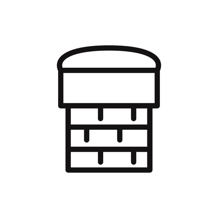 Chimney vector iconのイラスト素材