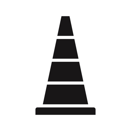 Traffic cone icon vectorのイラスト素材