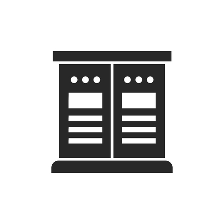 Machine vector iconのイラスト素材