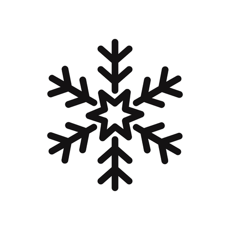 Snowflake vector iconのイラスト素材