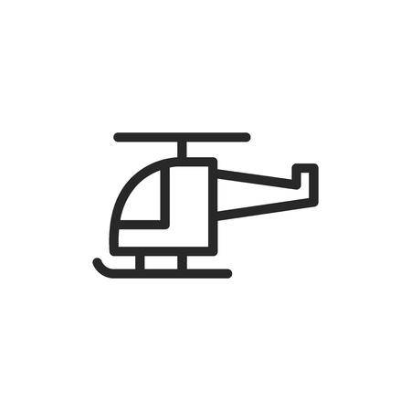 Helicopter vector iconのイラスト素材