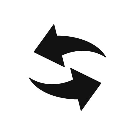 Refresh vector icon in modern design style for web site and mobile appのイラスト素材