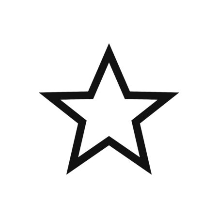 Star vector icon in modern design style for web site and mobile appのイラスト素材