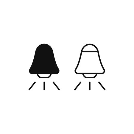 Bell icon vector. Notification sign, alarm symbolのイラスト素材