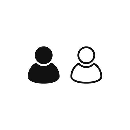 User icon vector. Avatar signのイラスト素材