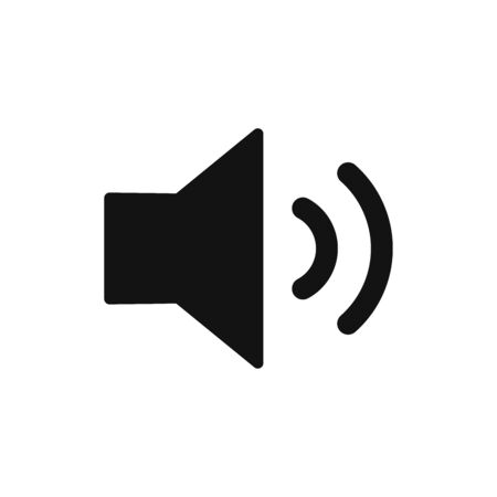 Sound icon vector. Speaker signのイラスト素材