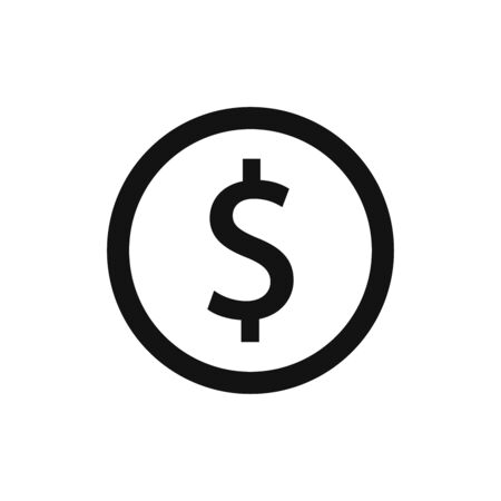 Dollar icon vector. Money signのイラスト素材