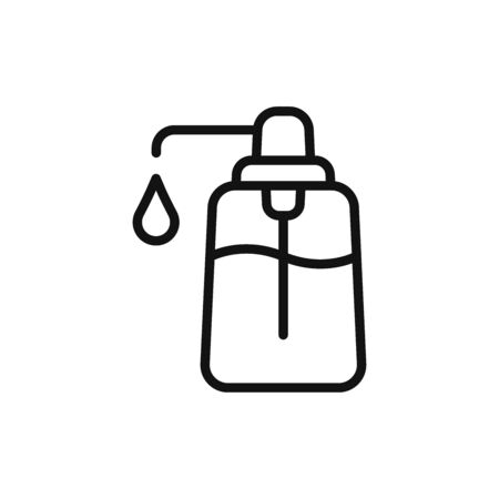 Liquid soap icon vector. Hand sanitizer signのイラスト素材
