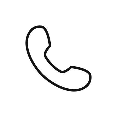 Call icon vector. Phone signのイラスト素材