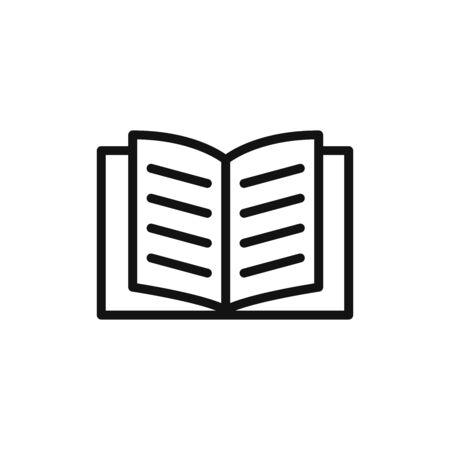 Book icon vector. Education signのイラスト素材