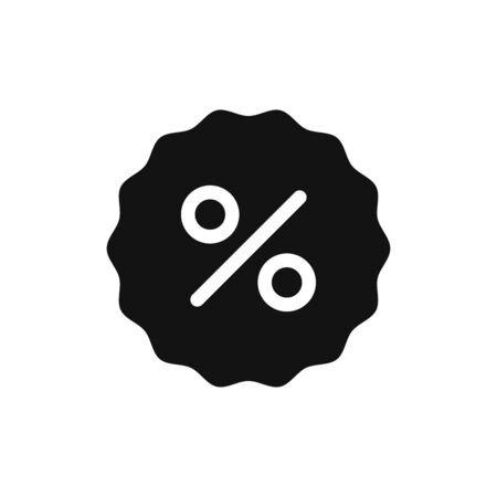 Percentage icon vector. Discount signのイラスト素材