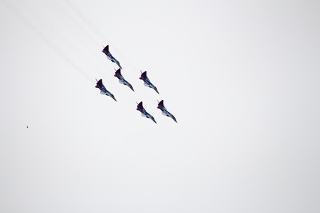 Russia, Zhukovsky, Moscow region, July 18-23, 2017. MAKS-2017. International Aviation and Space Salon.のeditorial素材