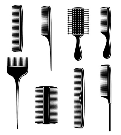 combs set  Vector のイラスト素材