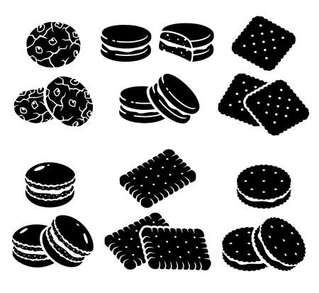 Cookies set  Vector のイラスト素材