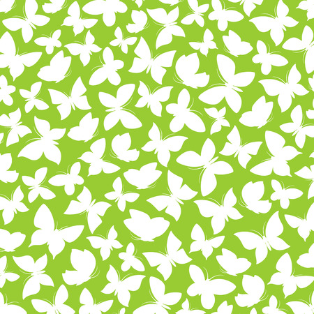 Butterflies background set. Vectorのイラスト素材
