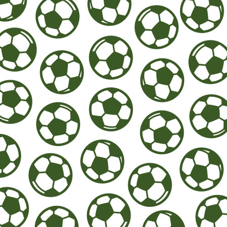 Football and soccer background, pattern set. Collection icons football. Vector illustrationのイラスト素材