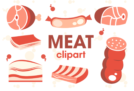 Meat collectionのイラスト素材