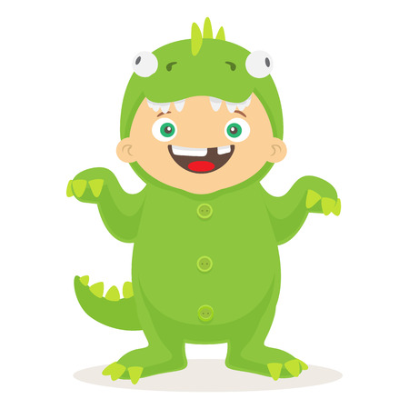 Halloween suit for kidのイラスト素材