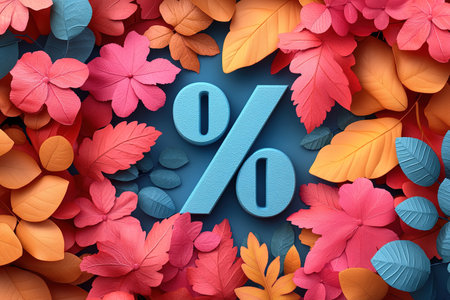 Sign, percent symbol discount icon.の素材