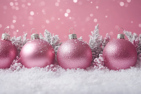 Beautiful festive decorations on the Christmas tree. Close-up. Beautiful Christmas background. The concept of decorations and decor for the new year. New Year's Card 2025の素材