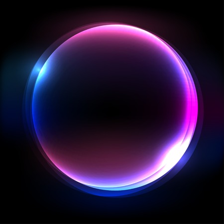 Vector Illustration of  Shiny cosmic sphere backgroundのイラスト素材