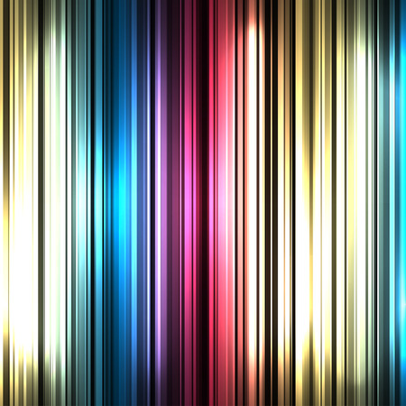Vector Illustration of  Colorful and shiny stripes background. With place for your text.のイラスト素材