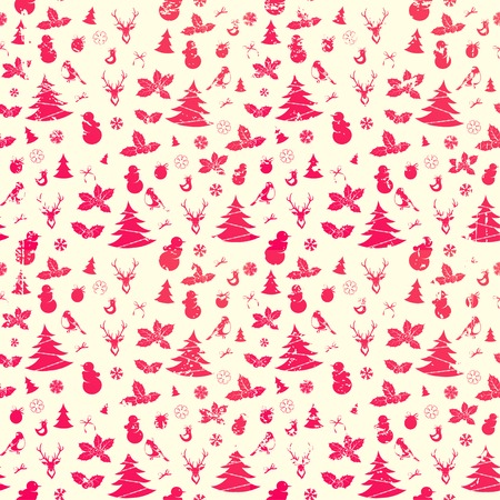 Christmas seamless backgroundのイラスト素材