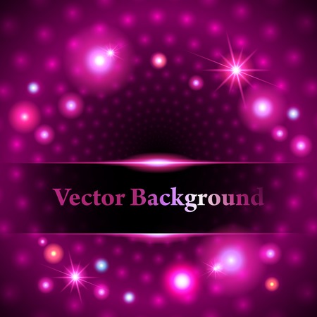 Vector Illustration of  Disco background with place for your textのイラスト素材