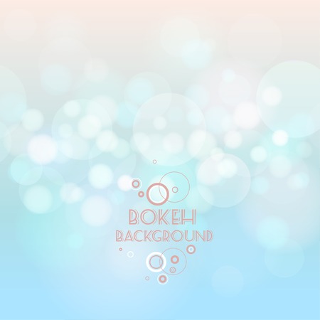 Abstract blurred lights and snow backgroundのイラスト素材