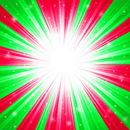 Christmas texture with shining snowflakes and raysのイラスト素材