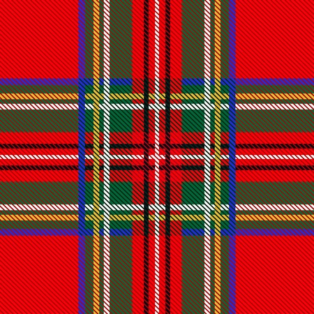 Vector Illustration of Seamless tartan pattern for your designのイラスト素材