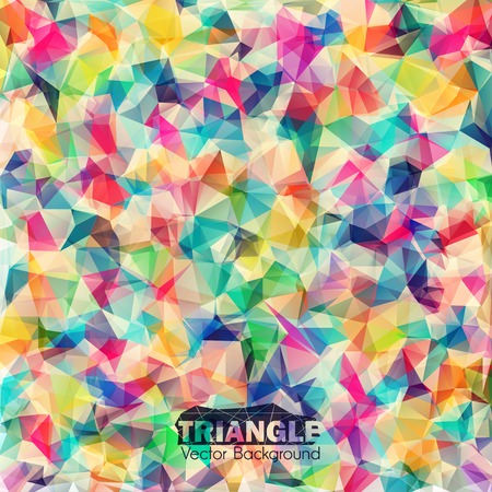 Abstract  vector geometric colorful background.