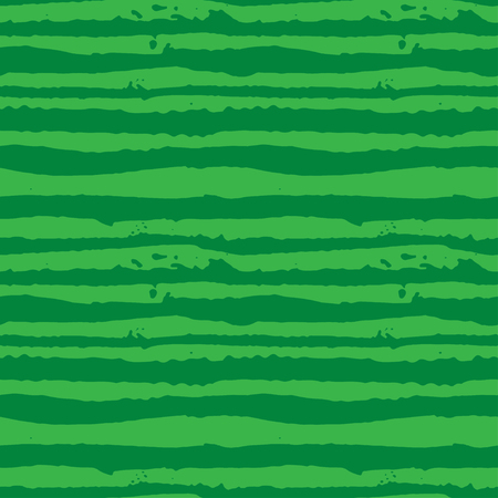 green watermelon striped seamless hand drawn pattern. Grunge style ink designのイラスト素材