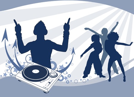 Party DJのイラスト素材