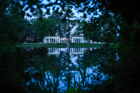 Summer in the parkの写真素材