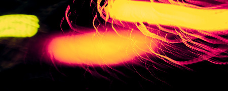 Abstract circular bokeh background of night light